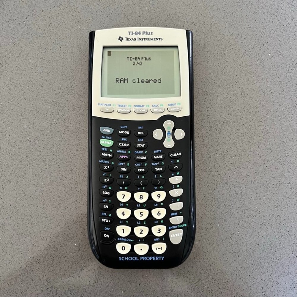 Texas Instruments TI-84 Plus Graphing Calculator, 10-Digit LCD